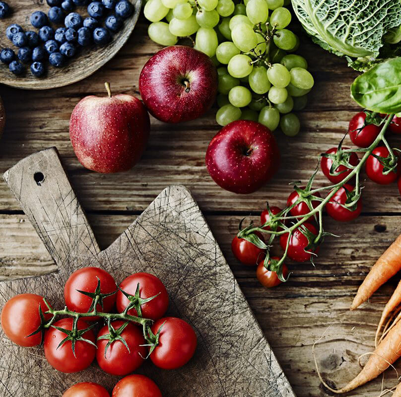 Dagrofa - foto af lækker frugt og grønt