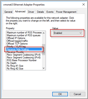 Receive side scaling 