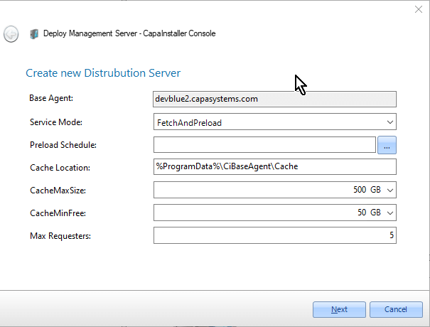 Distribution Server