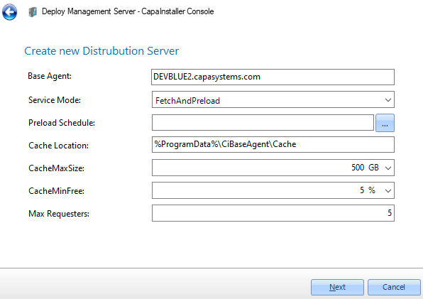 Distribution Server