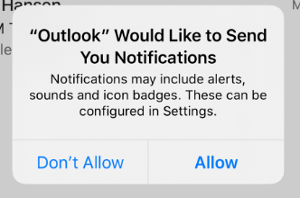 Outlook on iOS