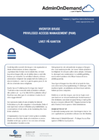 Download hvorfor bruge Privileged Access Management (PAM)