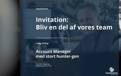 Vi udvider salgsteamet med ny Account Manager