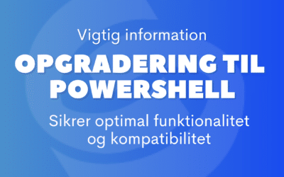 CapaPacks: Opgradering til PowerShell